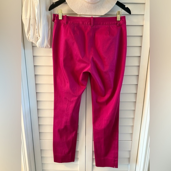 🩷 Lauren by Ralph Lauren Vibrant Hot Pink Women’s Pants Size 4 - Picture 2 of 11
